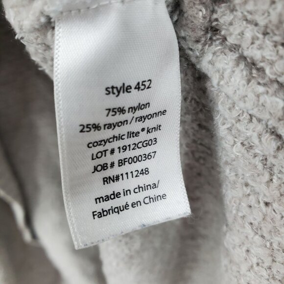 Barefoot‎ Dreams Cozy Chic Lite Rounded Cardigan Sweater Size XS / Small - Picture 8 of 11